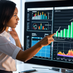 ** A diverse group of investors examining charts and graphs of ETFs on a holographic screen, showcasing various sectors like technology, healthcare, and renewable energy. The scene should convey a sense of informed decision-making and portfolio diversification, with a focus on thematic investing.

**