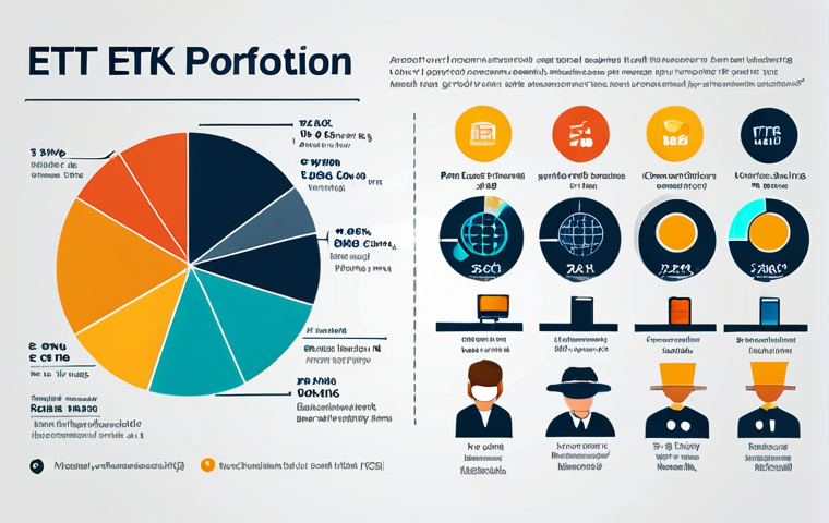 Diversified ETF Portfolio Visualization**

"A brightly lit, organized infographic illustrating a diversified investment portfolio. Pie charts showcase asset allocation across various ETF sectors: technology, healthcare, international stocks, and bonds. Icons represent each sector. Modern, clean design, professional presentation, safe for work, appropriate content, fully clothed, professional, educational, perfect anatomy, natural proportions."

**