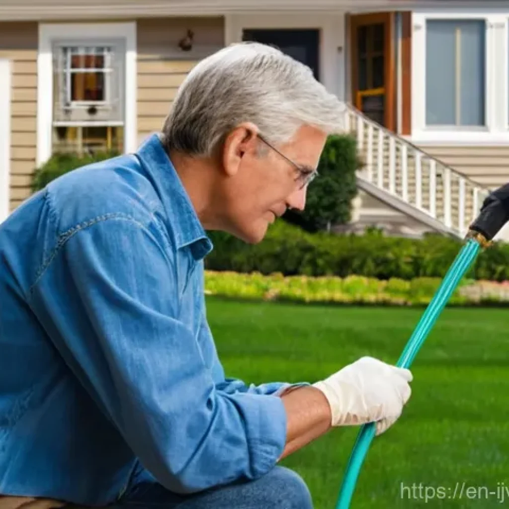 부동산 ETF와 전통적인 부동산 투자 비교 - **Prompt: "The Hands-On Landlord's Thoughtful Inspection"**
    A realistic, medium shot of a focuse...