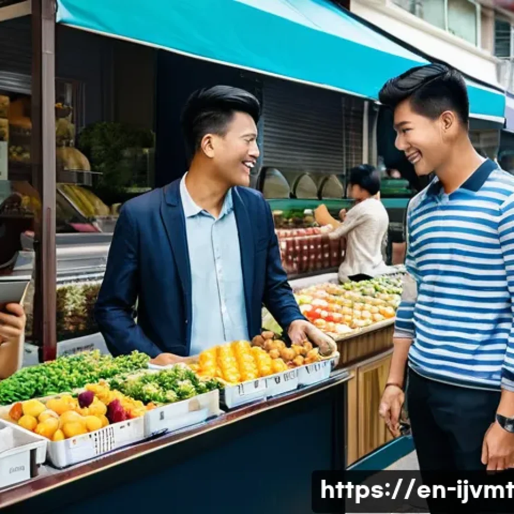 신흥 시장 ETF 투자 기회 분석 - **Prompt:** "A vibrant and bustling street scene in a modern, rapidly growing city in Southeast Asia...