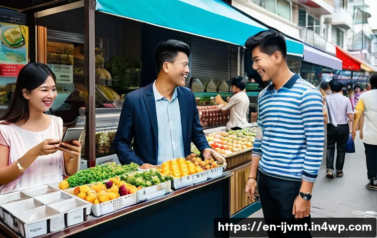 신흥 시장 ETF 투자 기회 분석 - **Prompt:** "A vibrant and bustling street scene in a modern, rapidly growing city in Southeast Asia...