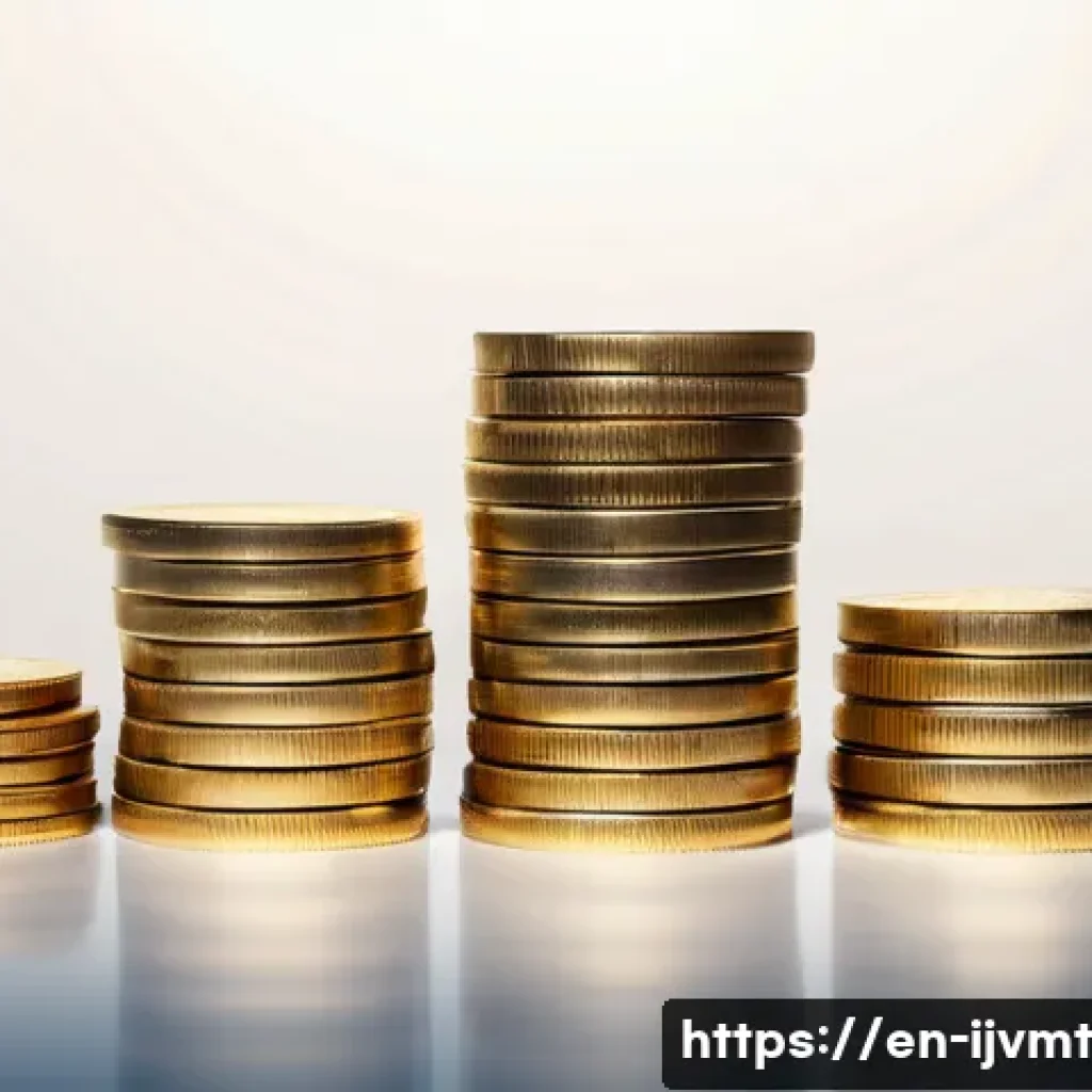 ETF 투자 전략  펀드 성과 비교 - **Prompt:** A conceptual, minimalist image illustrating the subtle yet powerful "compounding effect ...