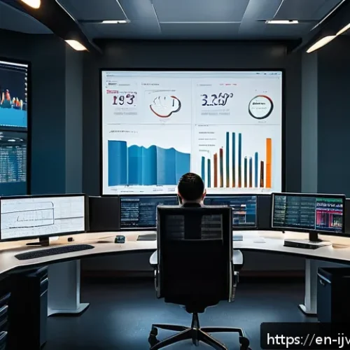 글로벌 ETF 투자 트렌드 살펴보기 - A sophisticated financial analyst’s workspace featuring multiple high-resolution monitors displaying...